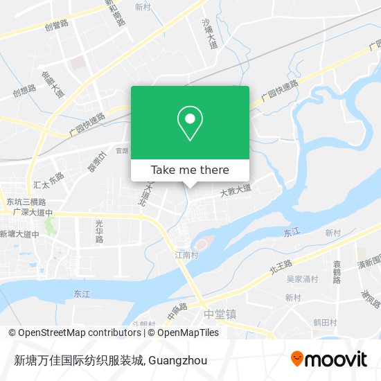 新塘万佳国际纺织服装城 map