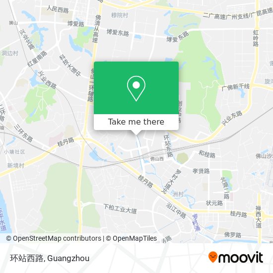 环站西路 map