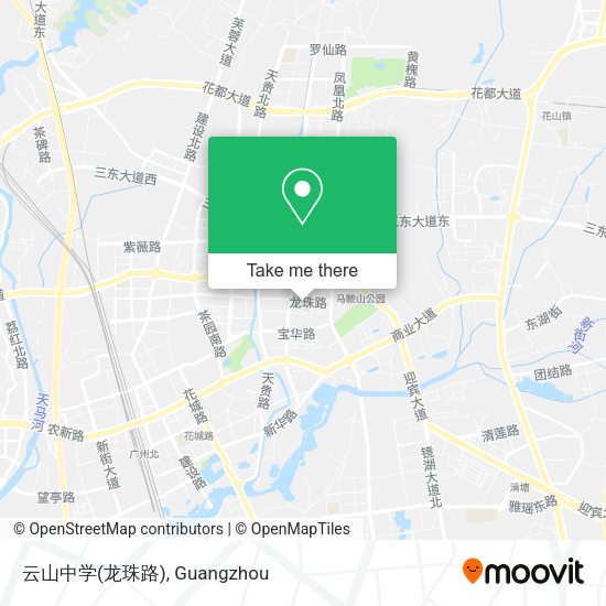 云山中学(龙珠路) map