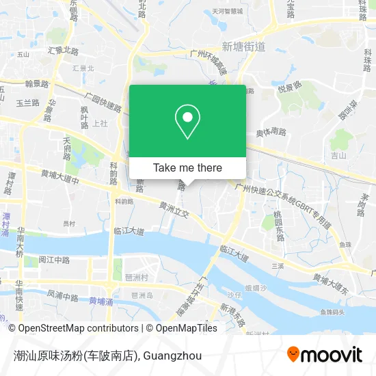 潮汕原味汤粉(车陂南店) map