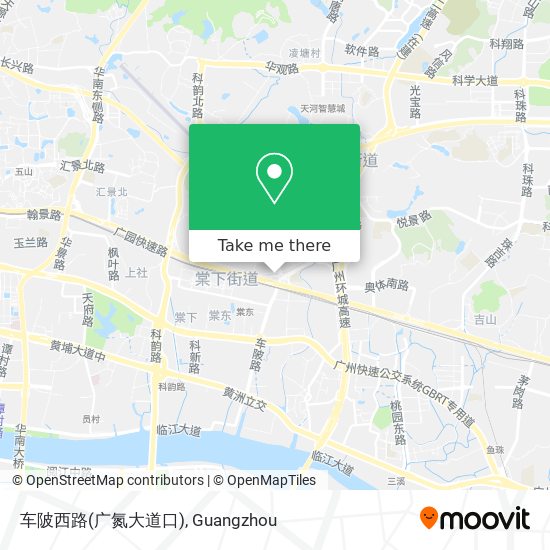 车陂西路(广氮大道口) map