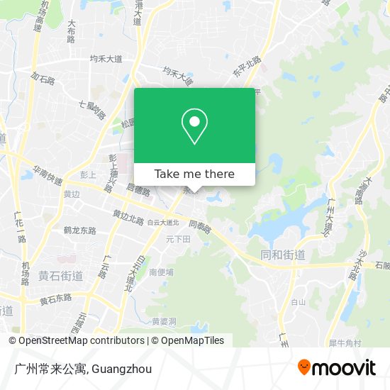 广州常来公寓 map