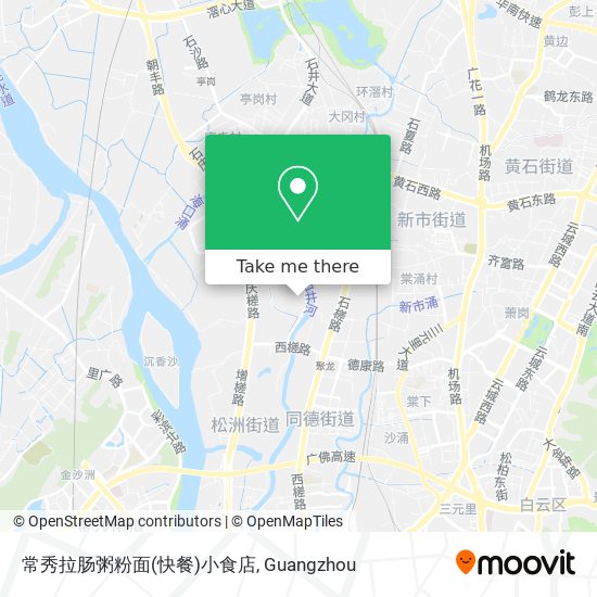 常秀拉肠粥粉面(快餐)小食店 map