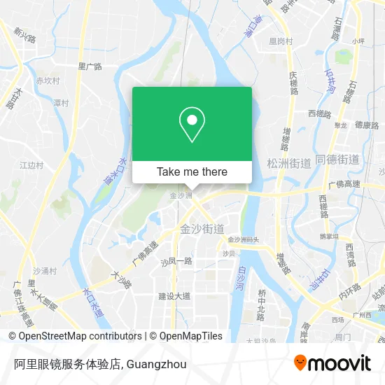 阿里眼镜服务体验店 map