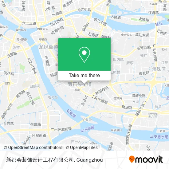新都会装饰设计工程有限公司 map