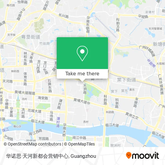 华诺思·天河新都会营销中心 map