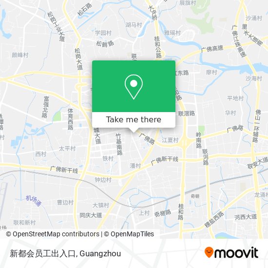 新都会员工出入口 map