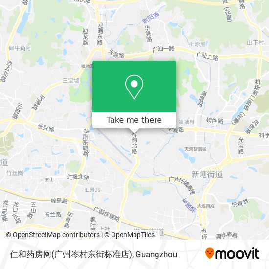 仁和药房网(广州岑村东街标准店) map