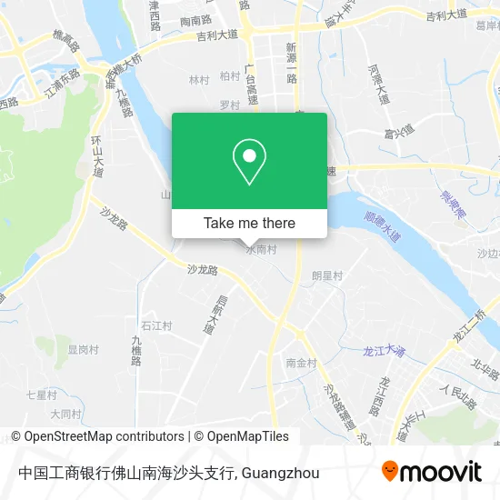 中国工商银行佛山南海沙头支行 map