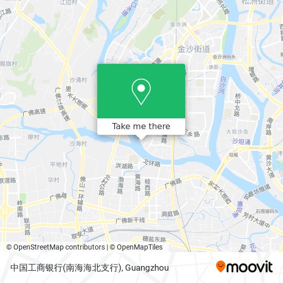 中国工商银行(南海海北支行) map