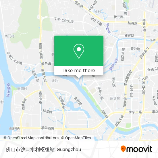佛山市沙口水利枢纽站 map