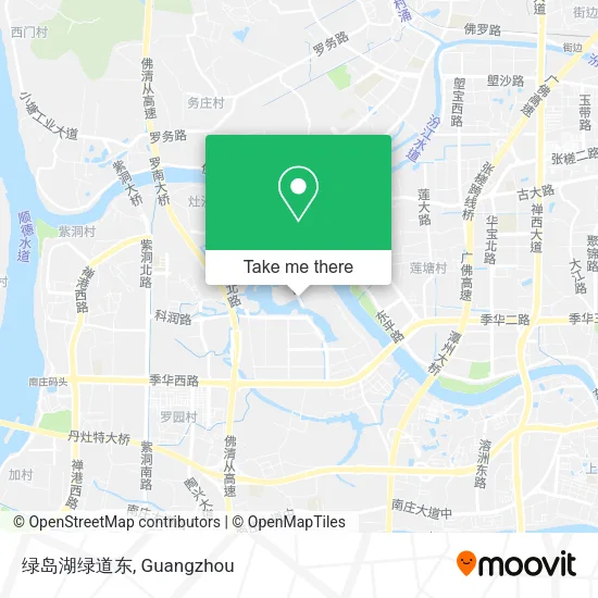 绿岛湖绿道东 map
