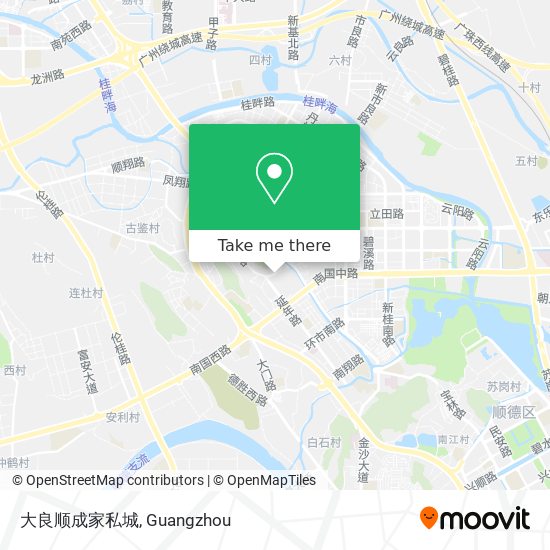 大良顺成家私城 map