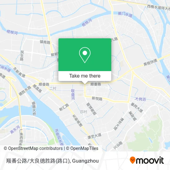 顺番公路/大良德胜路(路口) map