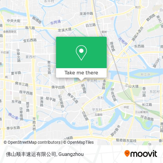 佛山顺丰速运有限公司 map
