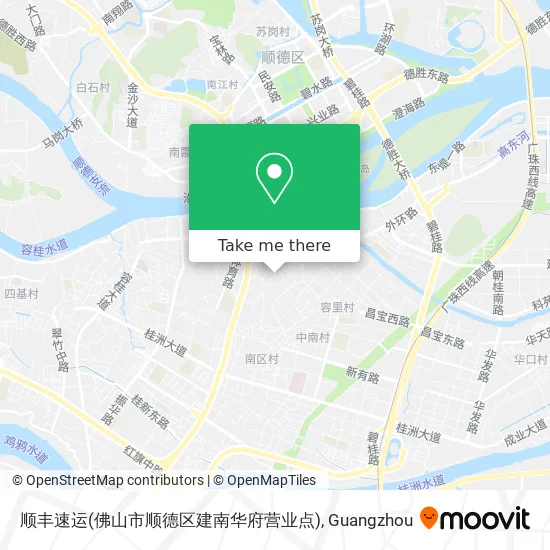 顺丰速运(佛山市顺德区建南华府营业点) map