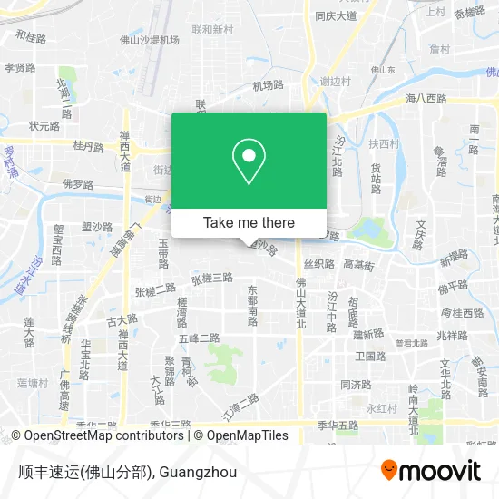 顺丰速运(佛山分部) map