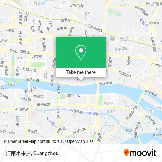 江南水果店 map