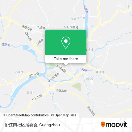 沿江南社区居委会 map