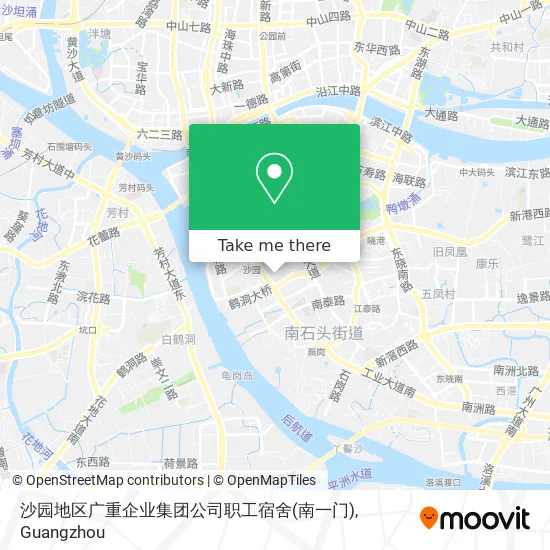 沙园地区广重企业集团公司职工宿舍(南一门) map