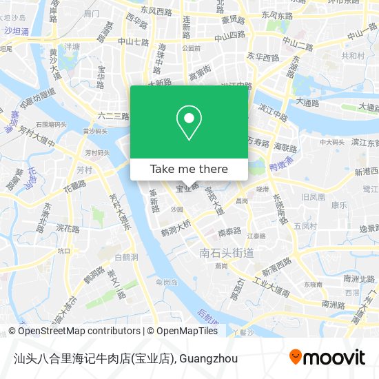 汕头八合里海记牛肉店(宝业店) map