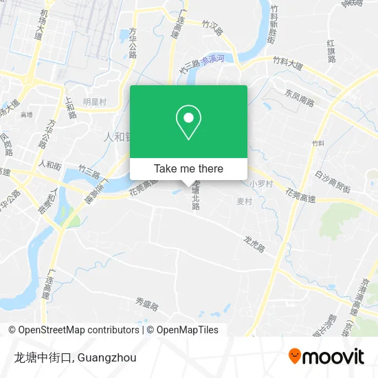 龙塘中街口 map