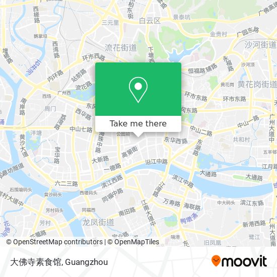 大佛寺素食馆 map
