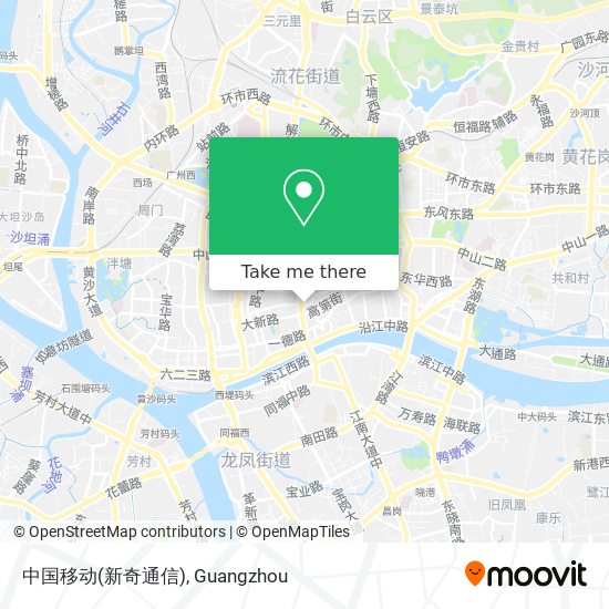 中国移动(新奇通信) map