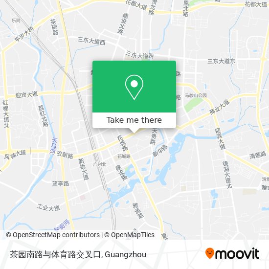 茶园南路与体育路交叉口 map