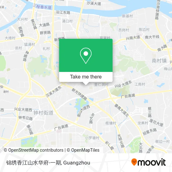 锦绣香江山水华府-一期 map
