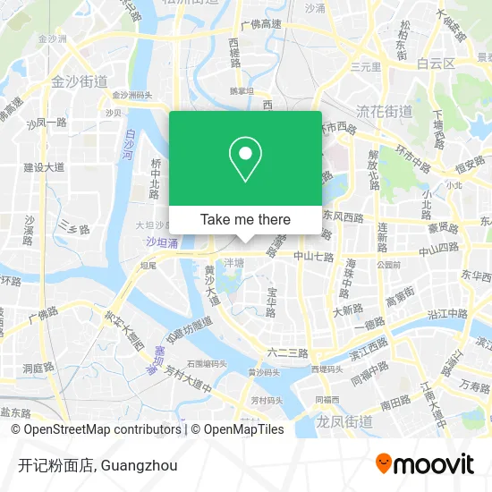 开记粉面店 map