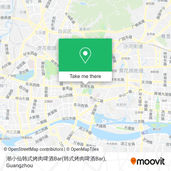 潮小仙韩式烤肉啤酒Bar map