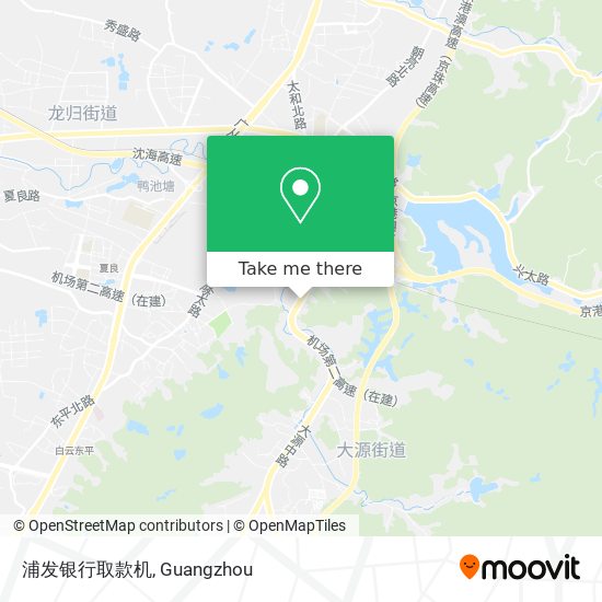 浦发银行取款机 map