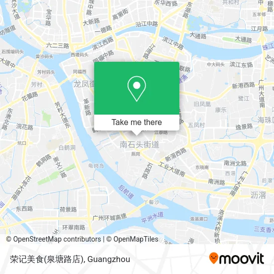 荣记美食(泉塘路店) map