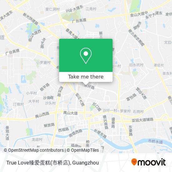 True Love臻爱蛋糕(市桥店) map