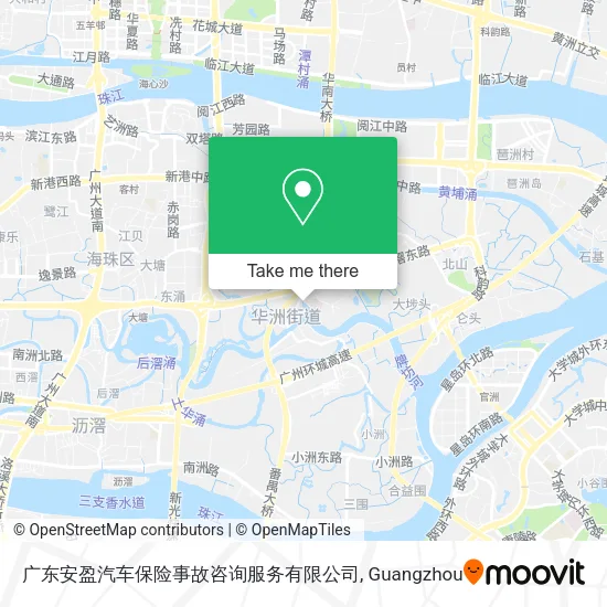 广东安盈汽车保险事故咨询服务有限公司 map