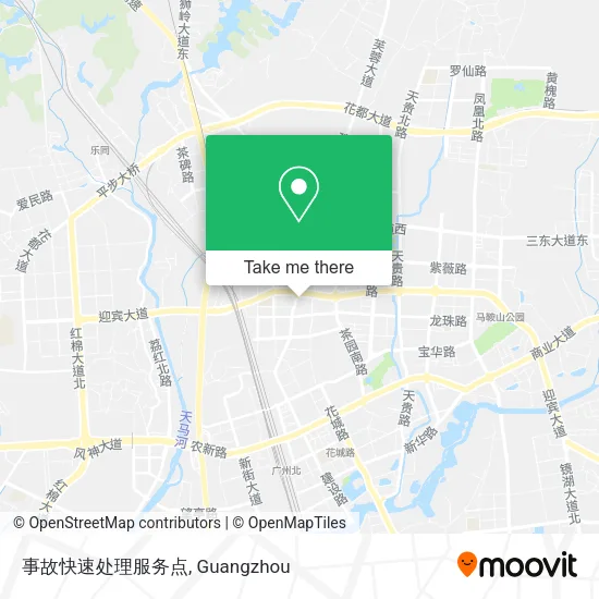 事故快速处理服务点 map