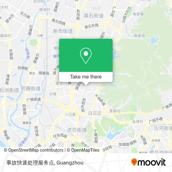 事故快速处理服务点 map