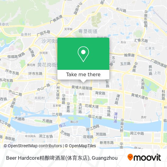 Beer Hardcore精酿啤酒屋(体育东店) map