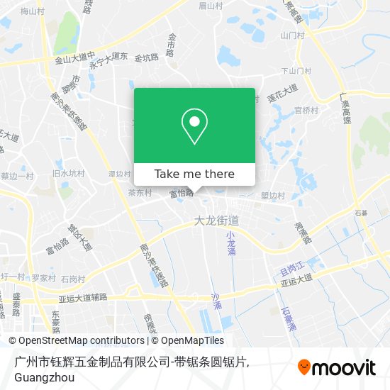 广州市钰辉五金制品有限公司-带锯条圆锯片 map