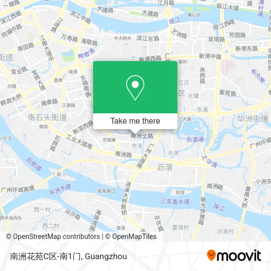 南洲花苑C区-南1门 map