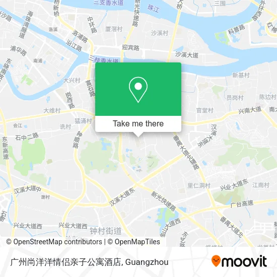 广州尚洋洋情侣亲子公寓酒店 map