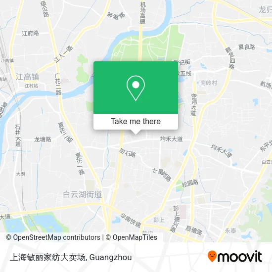 上海敏丽家纺大卖场 map
