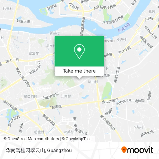 华南碧桂园翠云山 map