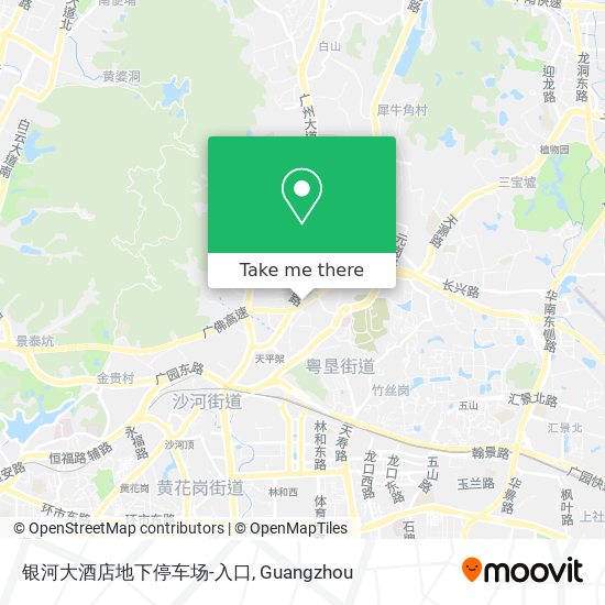 银河大酒店地下停车场-入口 map
