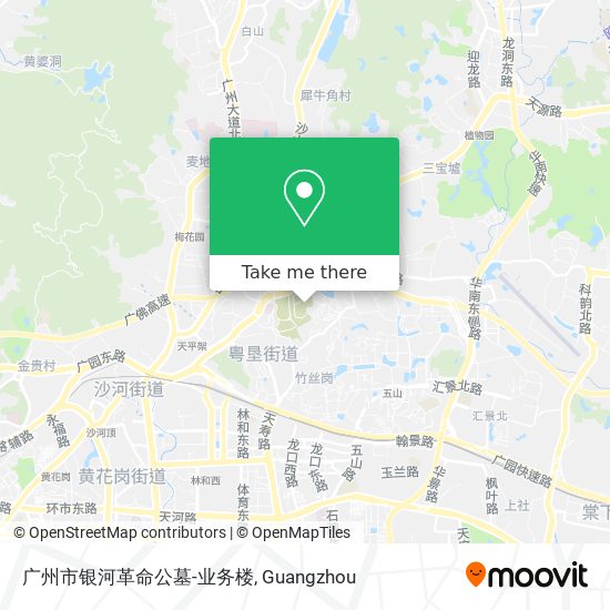 广州市银河革命公墓-业务楼 map