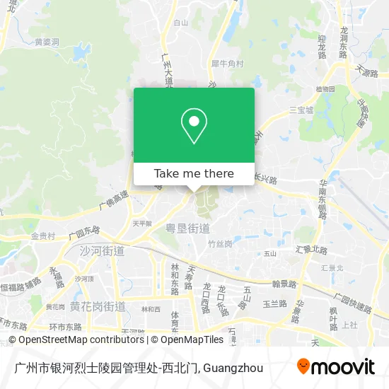 广州市银河烈士陵园管理处-西北门 map
