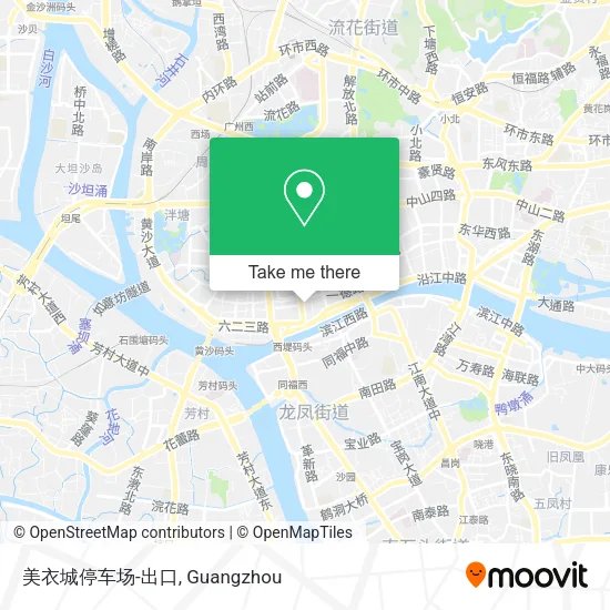 美衣城停车场-出口 map