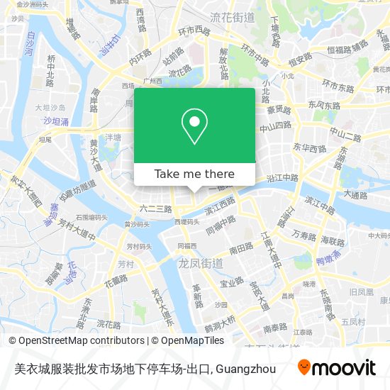 美衣城服装批发市场地下停车场-出口 map