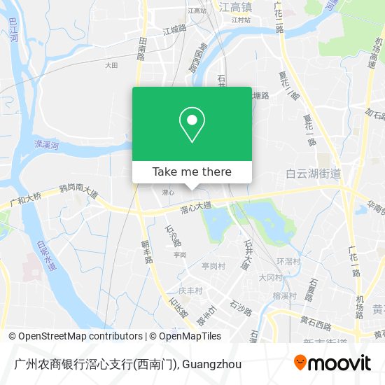 广州农商银行滘心支行(西南门) map